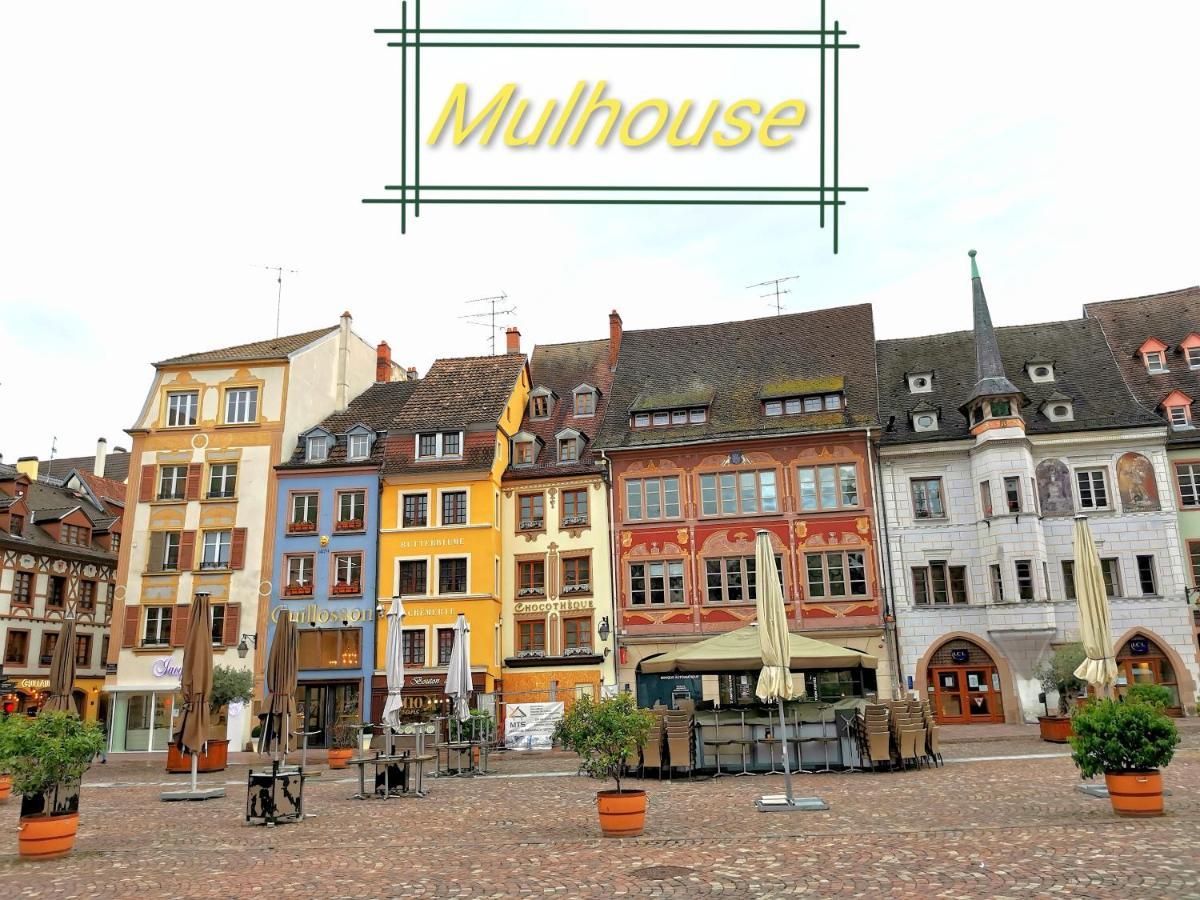 Loft Avec Verriere A 5 Min A Pieds De La Gare Mulhouse Kültér fotó